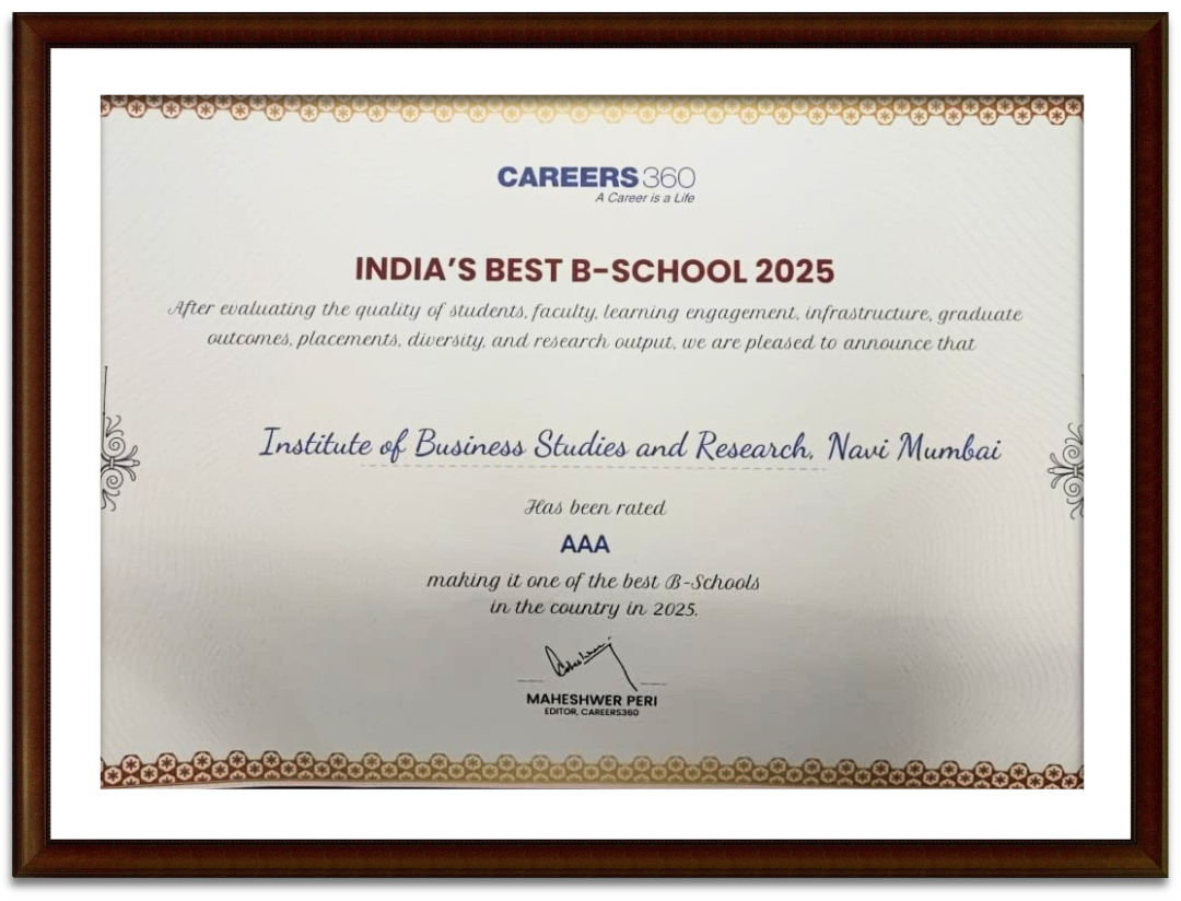 Best Business School Award